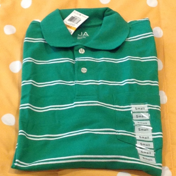 NWT green golf polo shirt, size small. - Picture 1 of 3